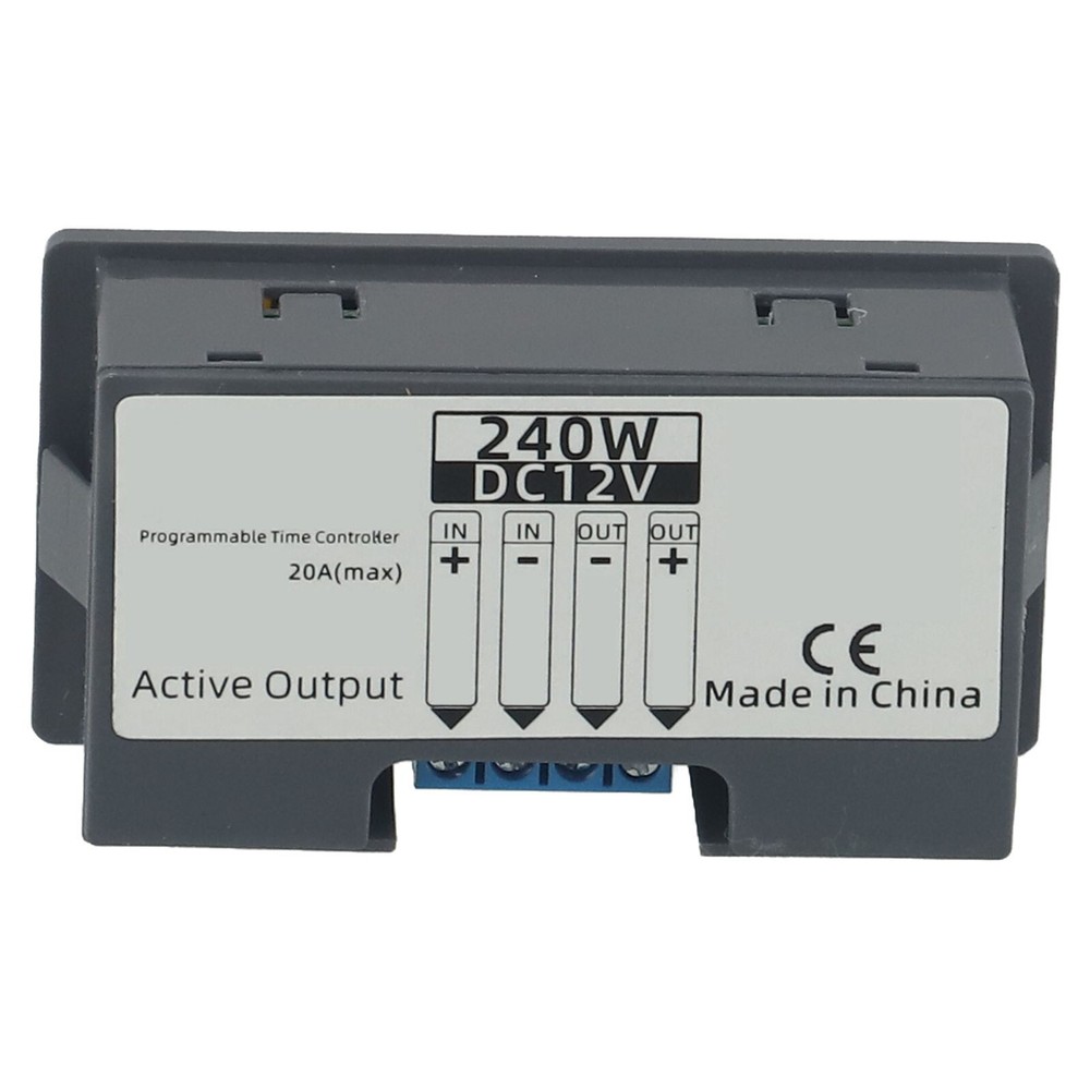 Digital Timer Relay Switch Module 12V DC Time Delay Control LED Display