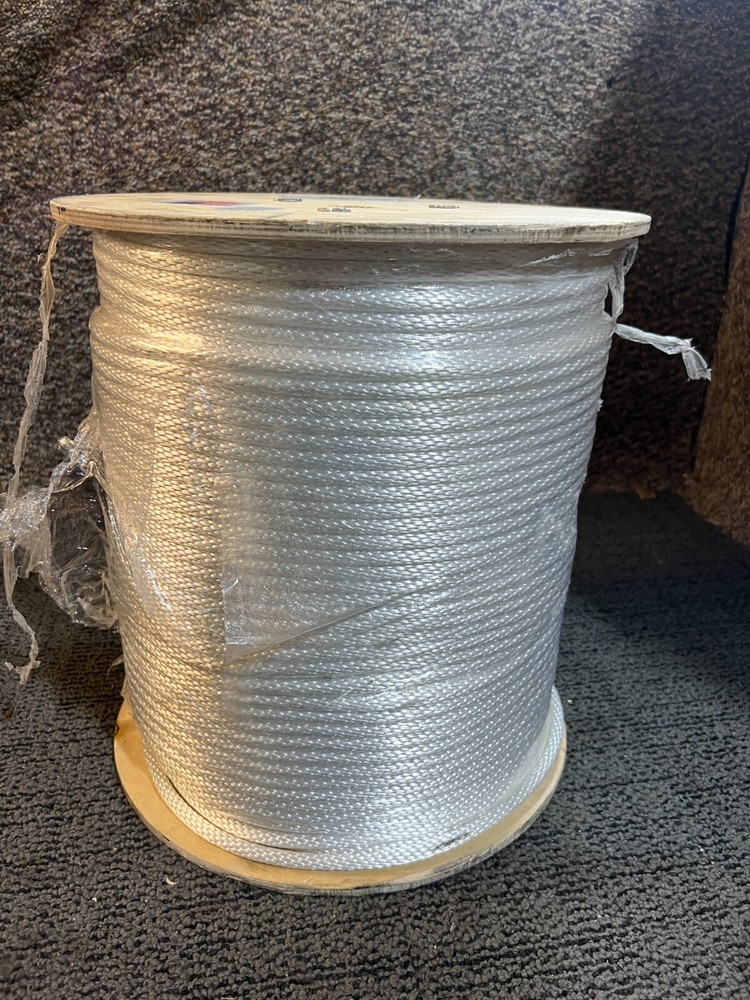 SOLID NYLON BRAID WITH WIRE CENTER 1000FT #12 3/8 Inches Diameter