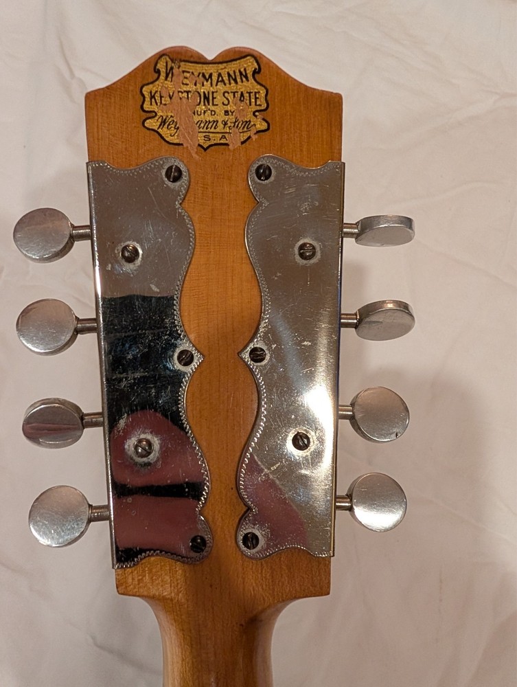Early 1900s Weymann Keystone State 8 String Banjo with Case No 24