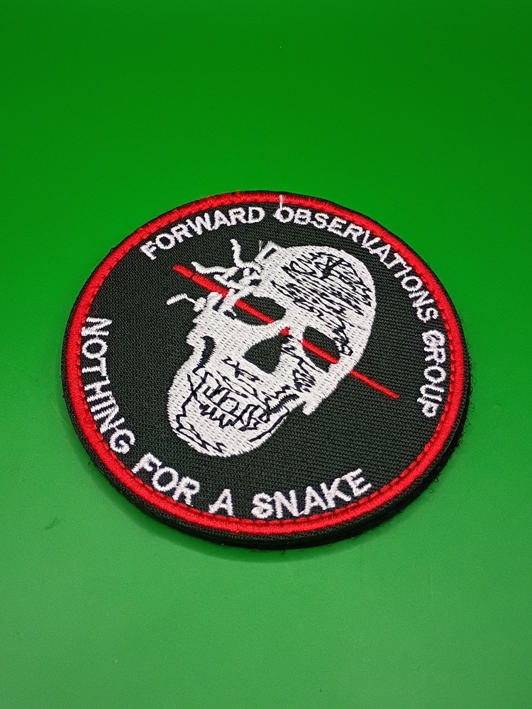 FOG Forward Observations Group Patch Nothing for a Snake Tactical Hook & Loop
