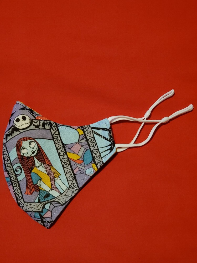 Youth Nightmare Before Christmas Adjustable Face Mask