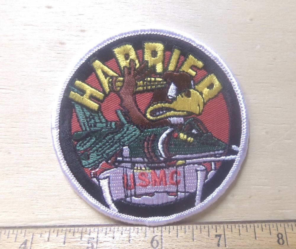 US Marine Corps - Harrier Embroidered Patch