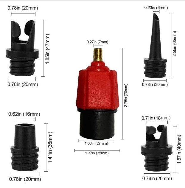 Inflatable SUP Pump Adaptor Compressor Paddle Board Pump Adapter