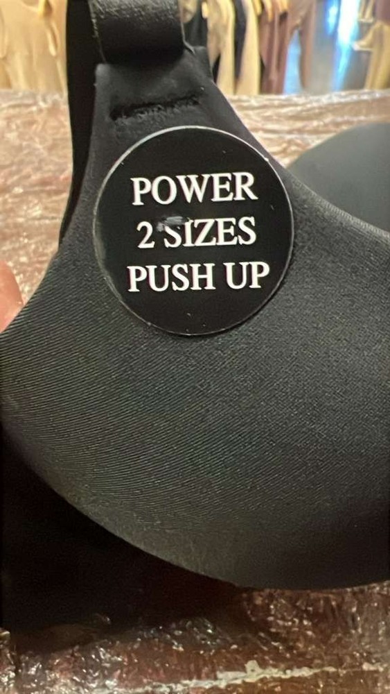 SUPER PUSH UP DOUBLE PADDED BOMBSHELL ADD TWO CUP SIZE BRA 2PCS BUNDLE