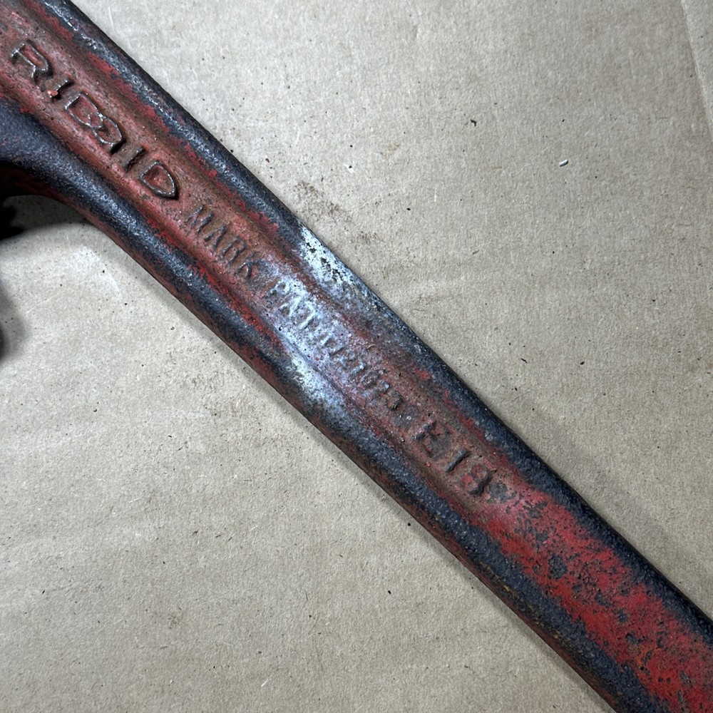 RIDGID # E-18 Hex Offset Pipe Wrench Smooth Jaw MADE IN USA