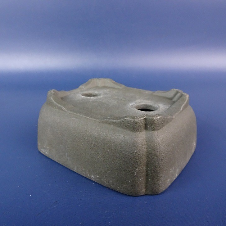 Japanese Bonsai Pot Signed Unglazed Rectangular Pot-BP201