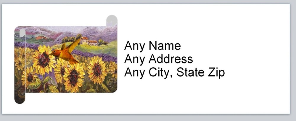 Personalized Address Labels Hummingbird (AC 721)