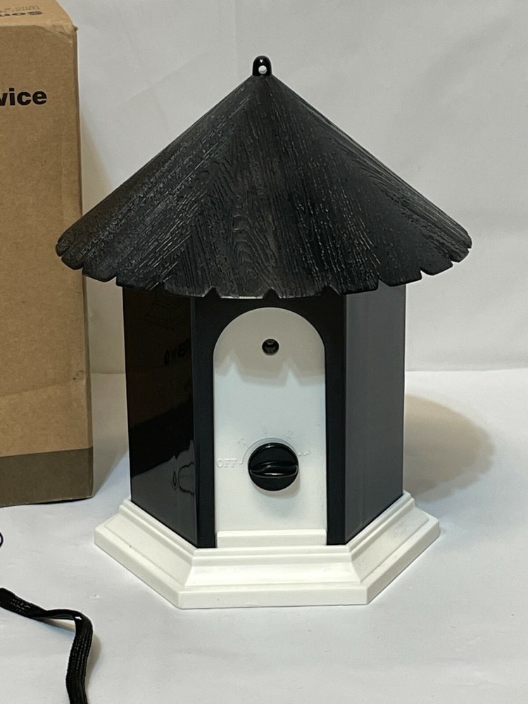 Decorative Sonic Anti Bark Control Device Deter Nuisance Barking Waterproof