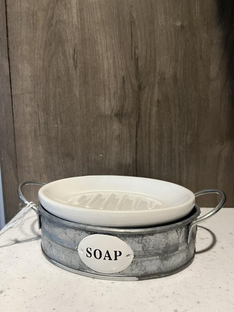 Soap Dish Galvanized