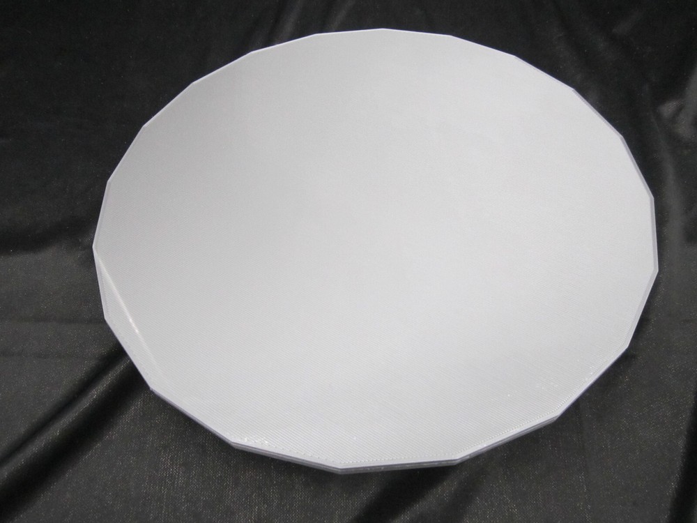 Lost in Space Plaque 3d Wall Art (3D Printed, Silver/Gray) 10" Round