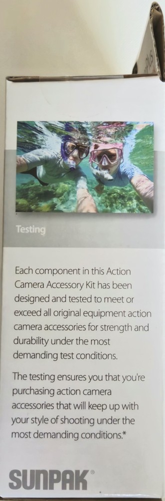 Sunpak Platinum Plus Action Camera Accesory Kit Everything 2 CaptureGreat Videos