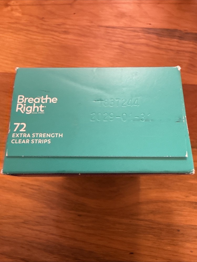 Breathe Right Extra Strength Nasal Strips - 72 Strips - Clear