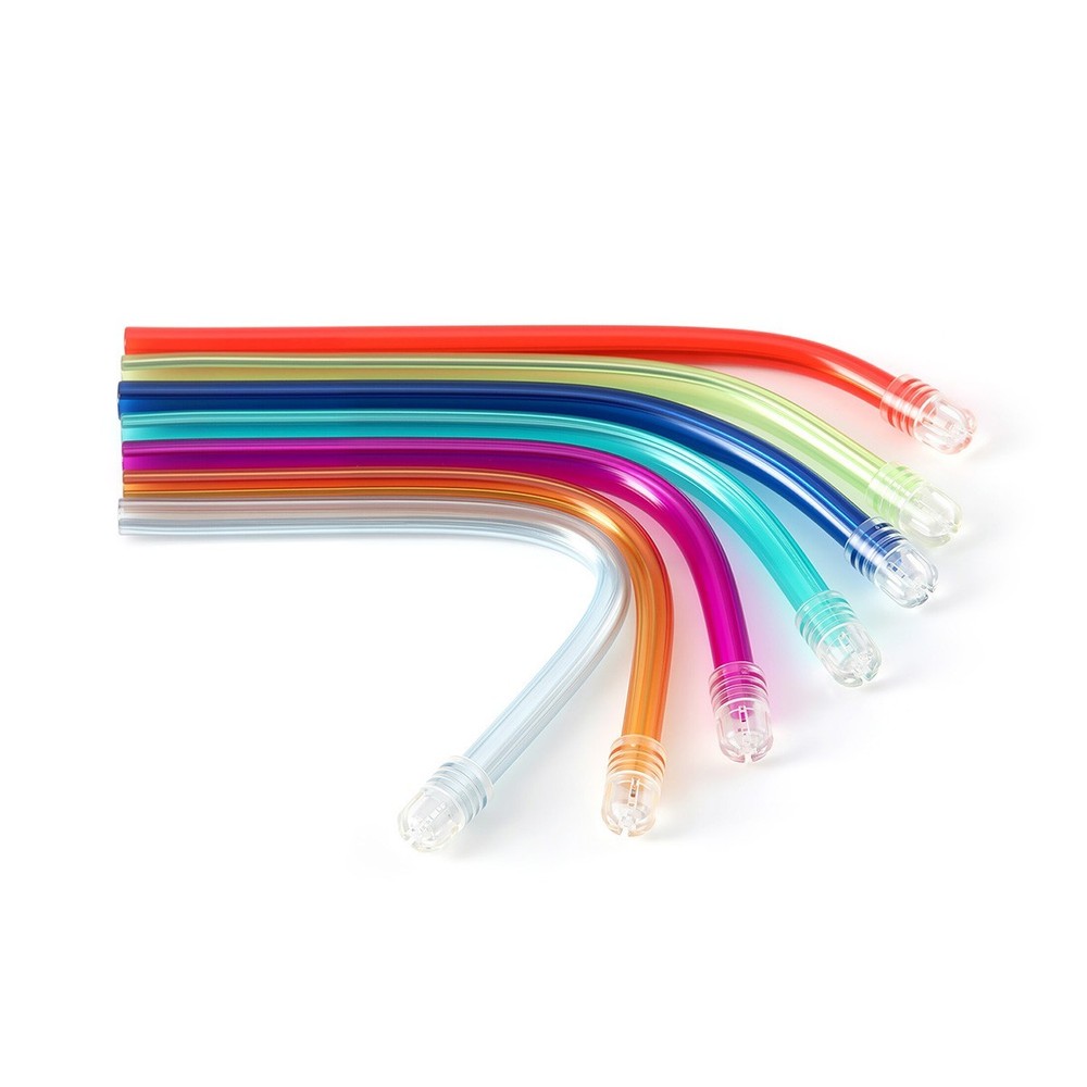 100Pcs Dental Disposable Saliva Ejector Clear Tips Weak Suction Evacuator AZDENT