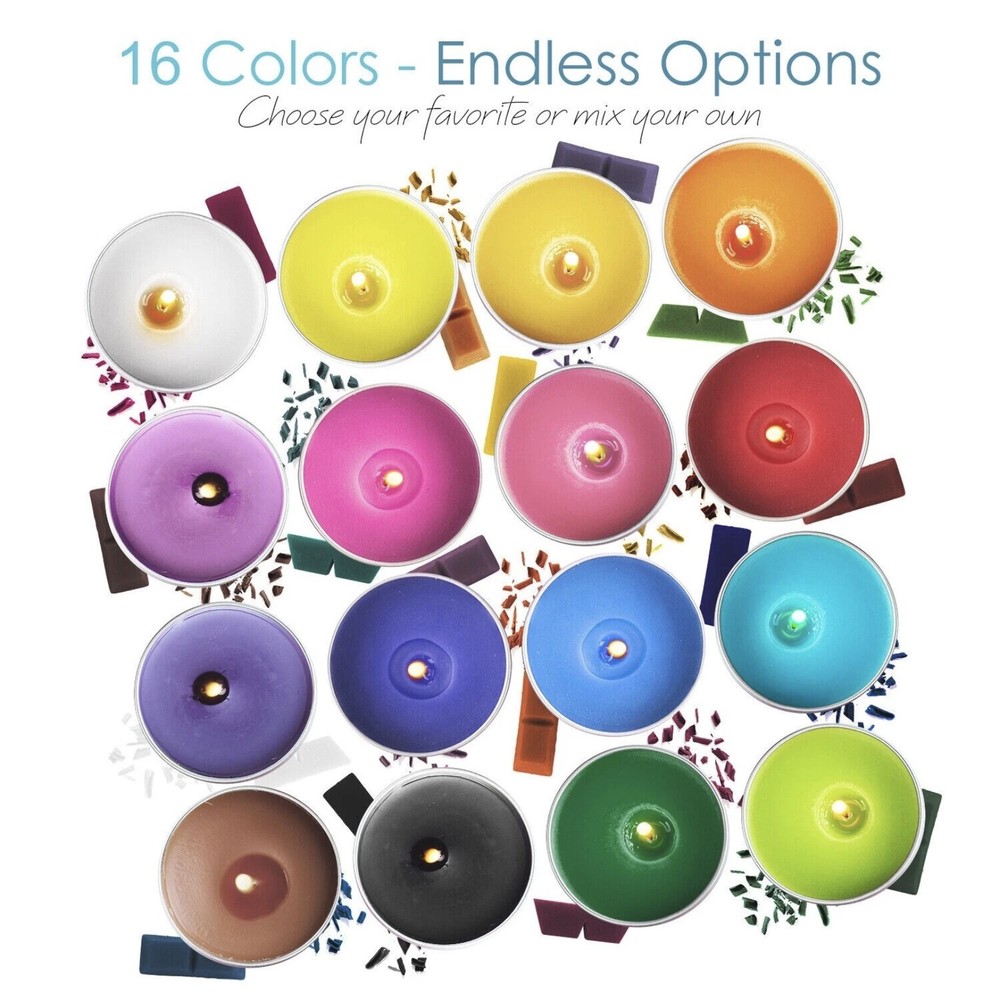 Candle (self Making), Soy Wax, 16 Colours