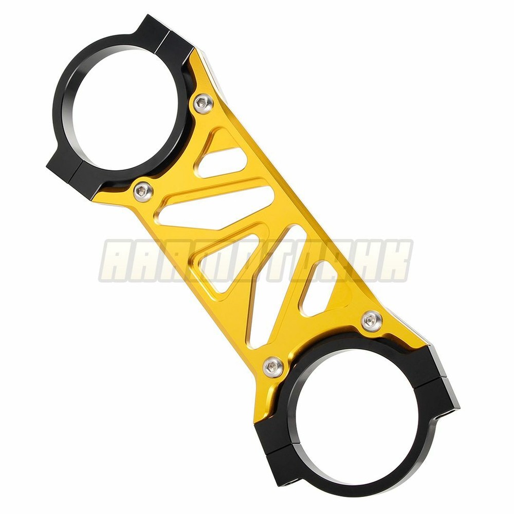 Front Fork Stabilizer Brace Silver Gold For Honda CBR600F 1999 2000 2001 2002