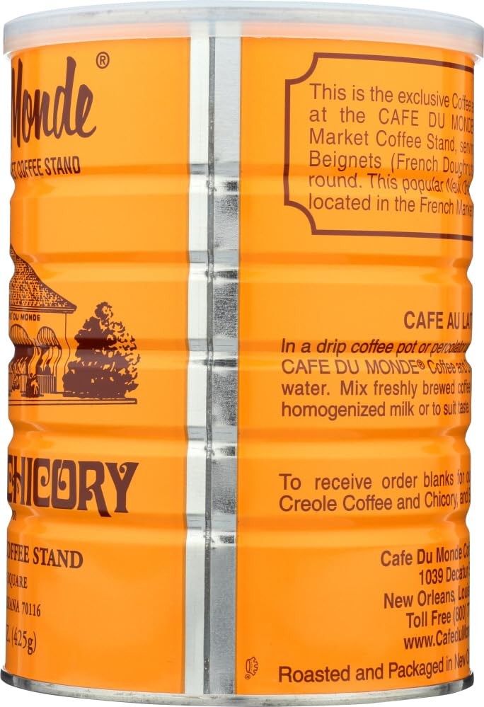 Coffee Chicory, 15 Ounce Ground