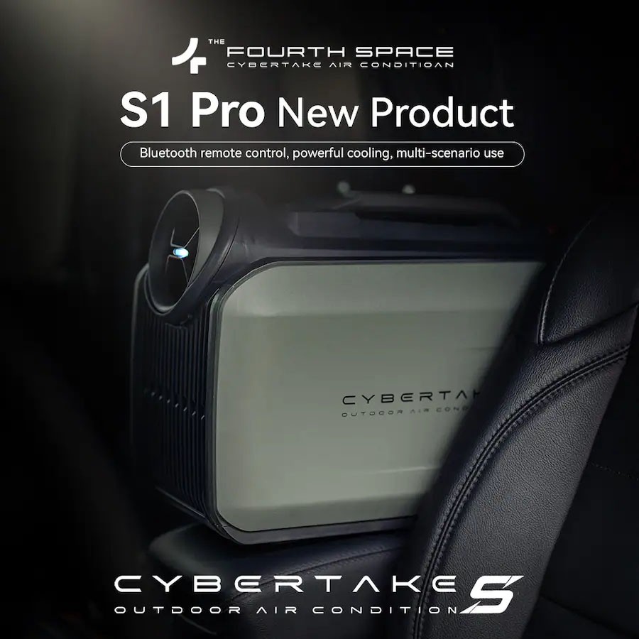 CYBERTAKE S1 Pro Portable Air Conditioner with Panasonic Compressor for Camping