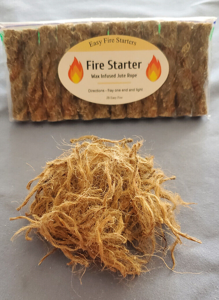 Fire Starters for fire pits, fireplaces, camping, backpacking, and survival