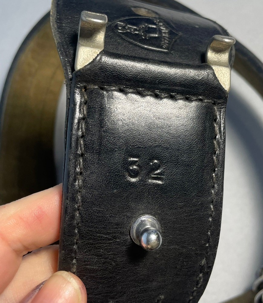 SAFARILAND 2" Duty Leather Belt Black size 32
