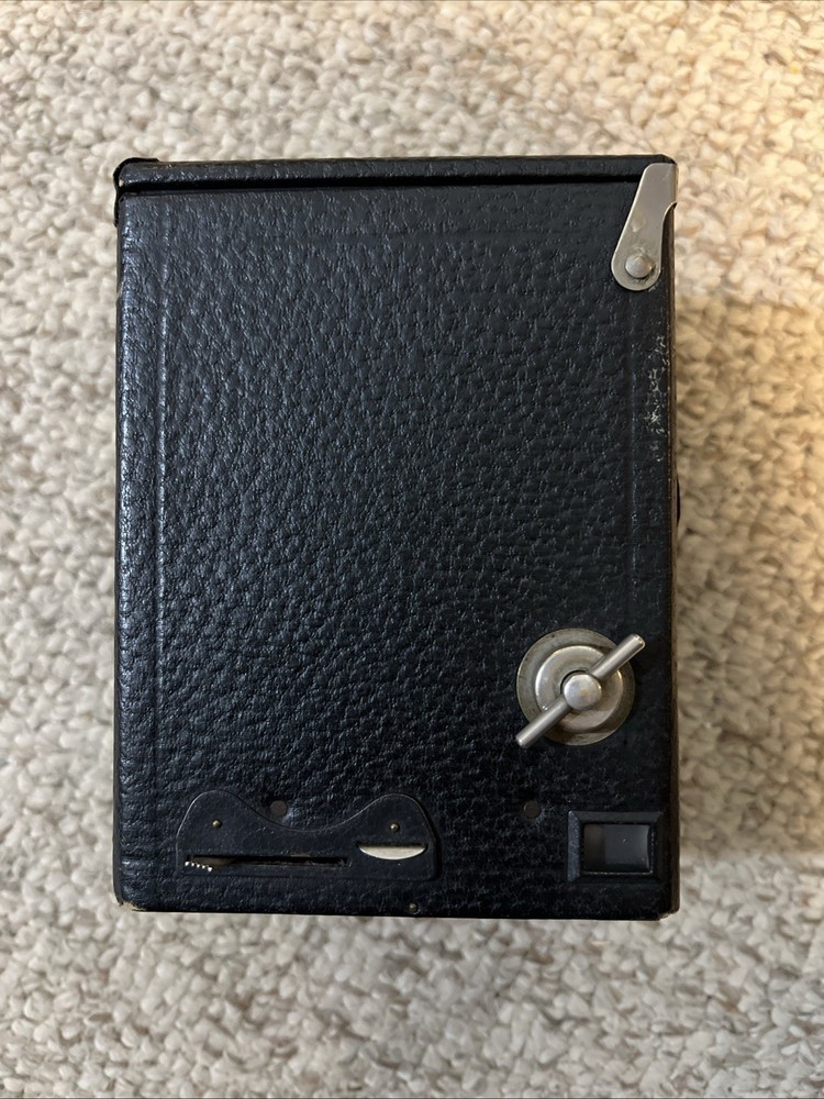 Vintage Ansco No. 2 Box camera Black Working Condition #02