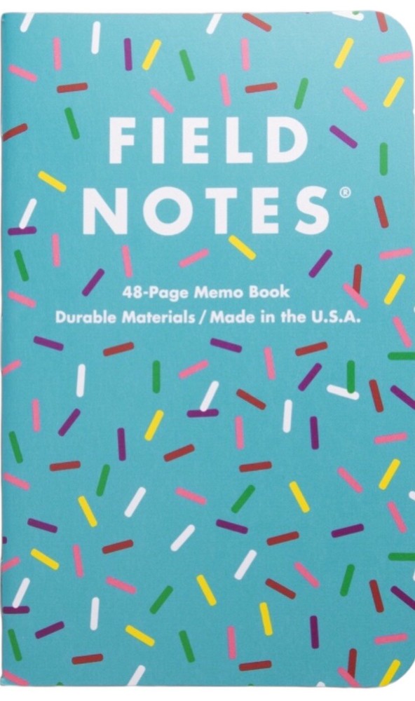 Field Notes Dessert Warrior Blade HQ 3 Pack Exclusive 48 Pages
