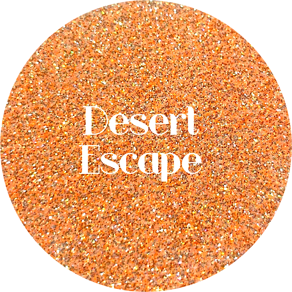 Premium Polyester Glitter - Orange Iridescent