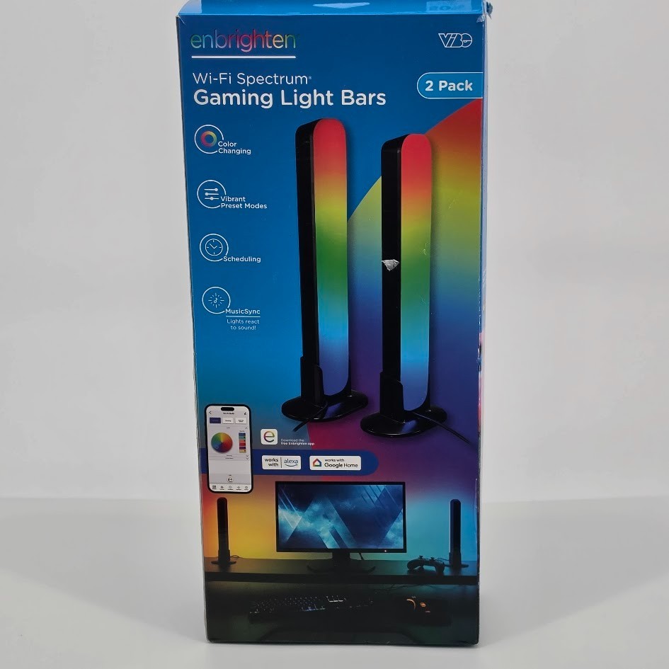 Enbrighten LED Color Light Bar 2pk - Open Box