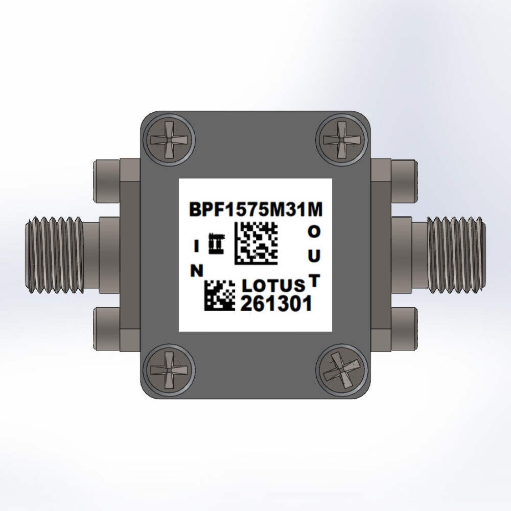 L1 GPS Band Pass Filter with 31MHz Bandwidth