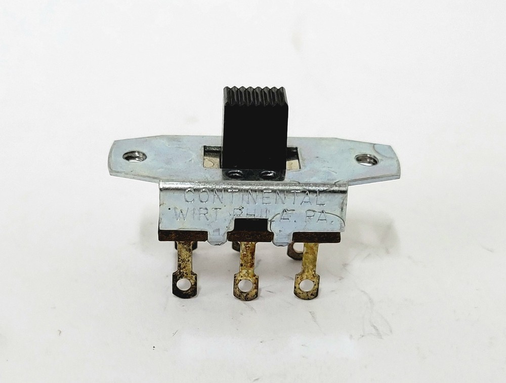 10X Continental DPST slide switch .5 A 125V AC DC