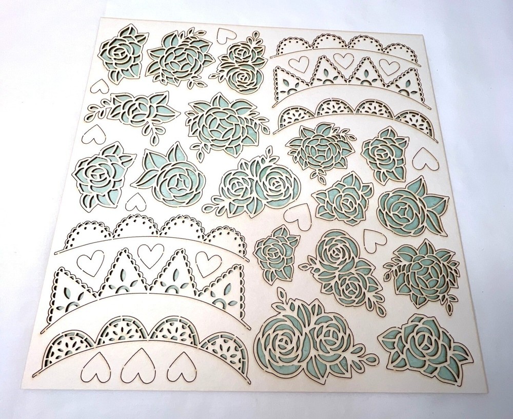 Mintay Chippies Chipboard Decor Elements Spring Set  MT-CHIP2-D46
