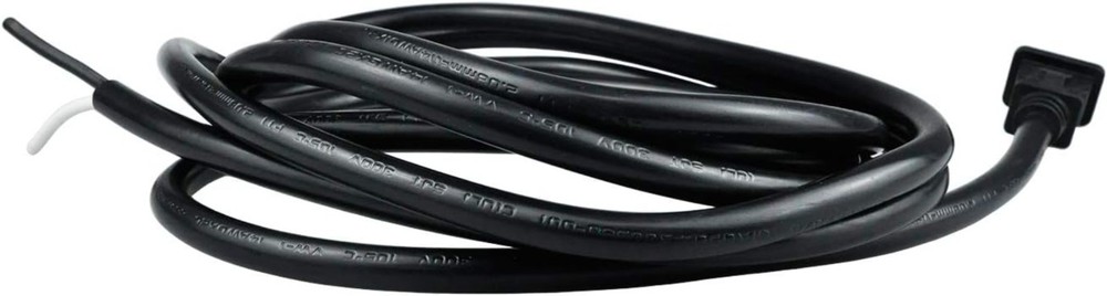 Durable 10ft 2-Prong Replacement Power Cord with NEMA 1-15 Plug for DIY Projects