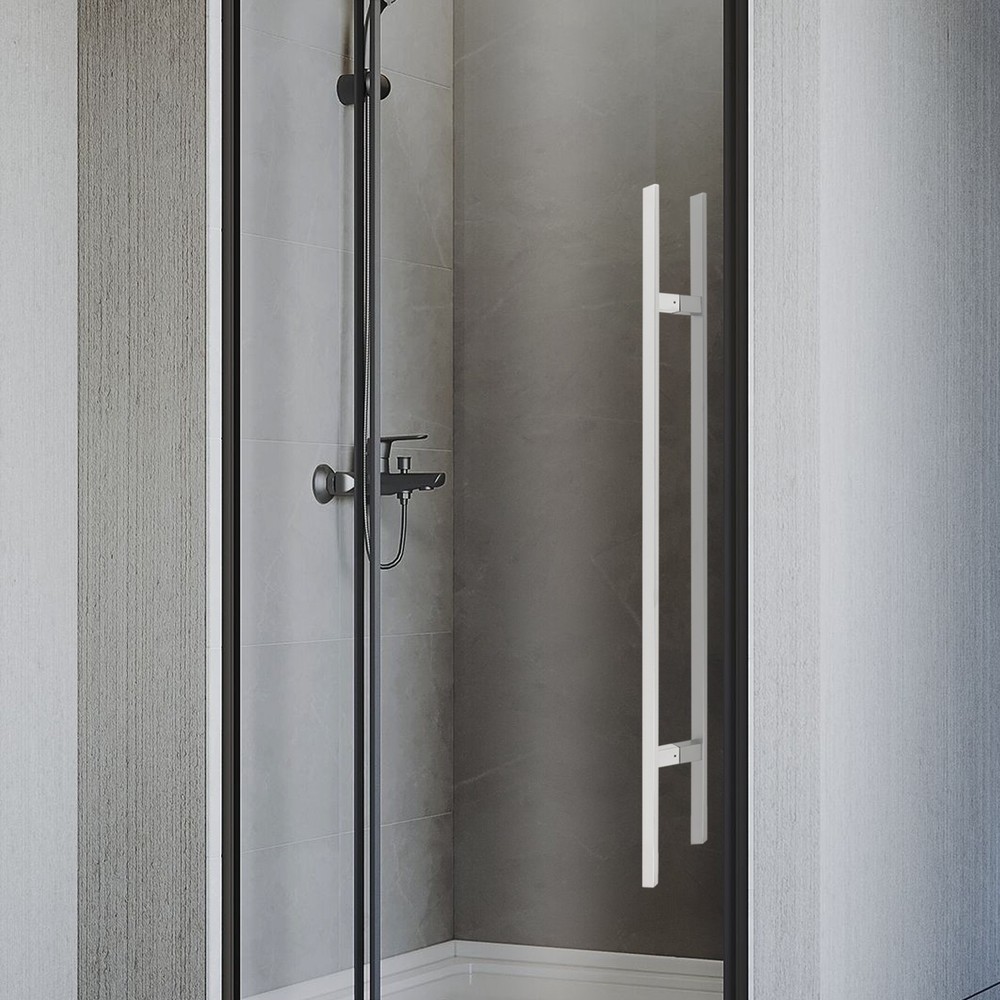 H-shaped Door Handle Stainless Steel Handles Double Sided Push Pull Door Handle