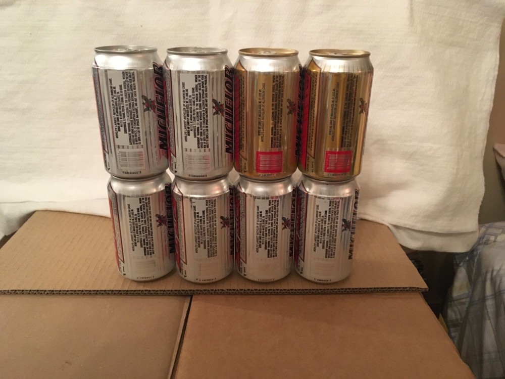 Michelob Light and Michelob Beer Golf Course Cans (8 different)