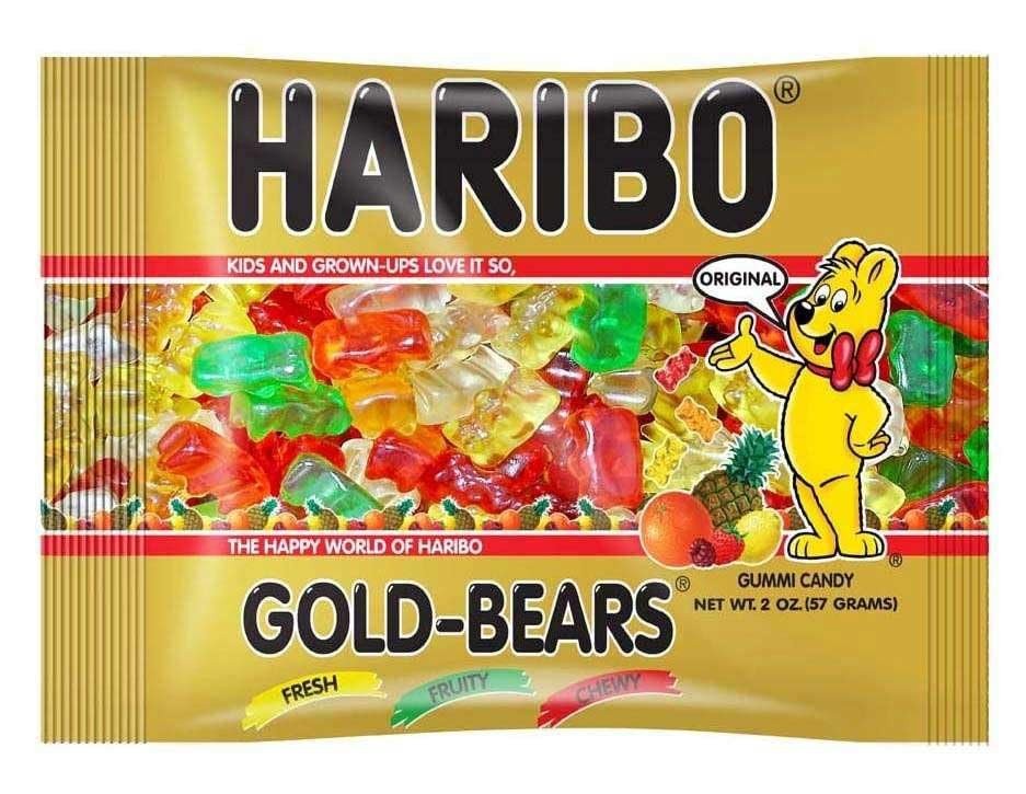 Haribo Gold Bears 2oz (2 Pack) Total 48 Packs