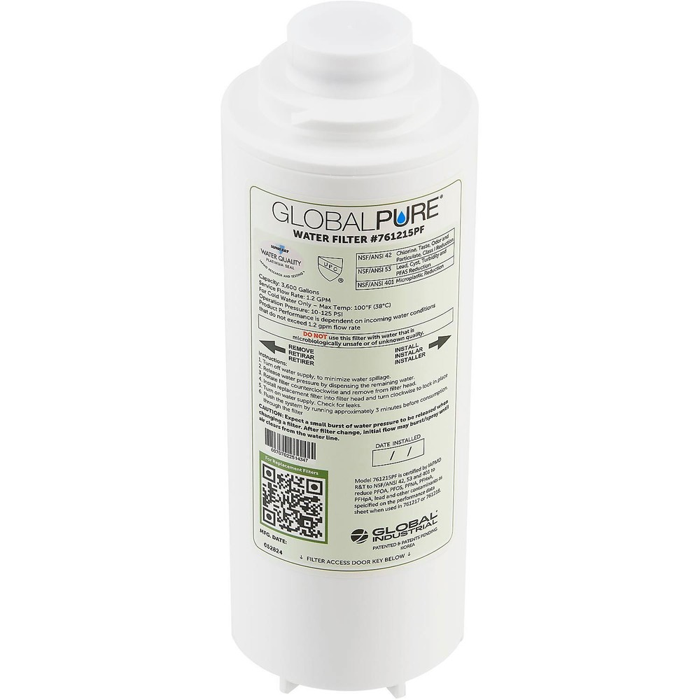 Global Pure Replacement Water Filter PFAS 3600 Gallon Capacity