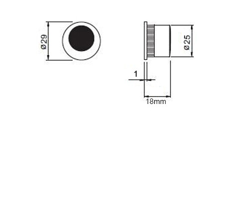edge pull handle Finger Pull for edge of cavity sliding door Chrome finish RD&SQ