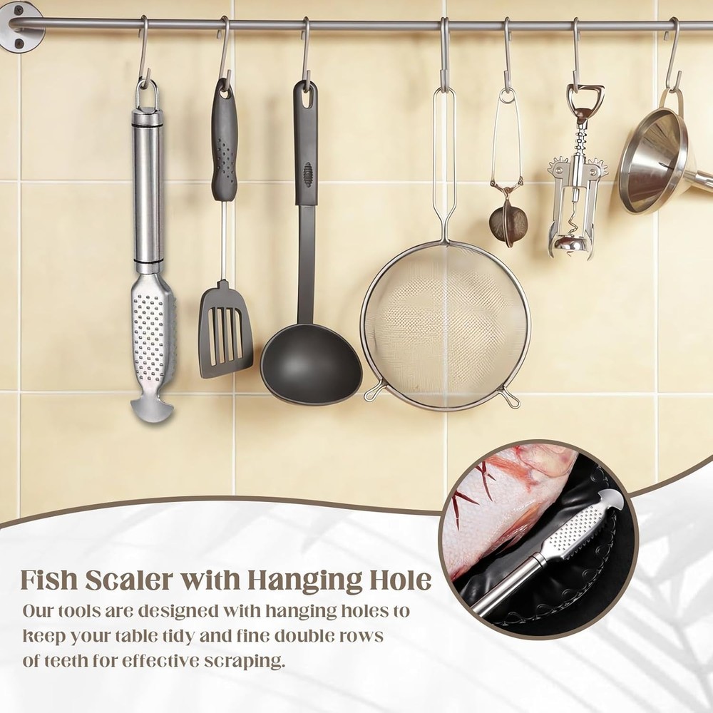 Stainless Steel Fish Scaler Remover Tool