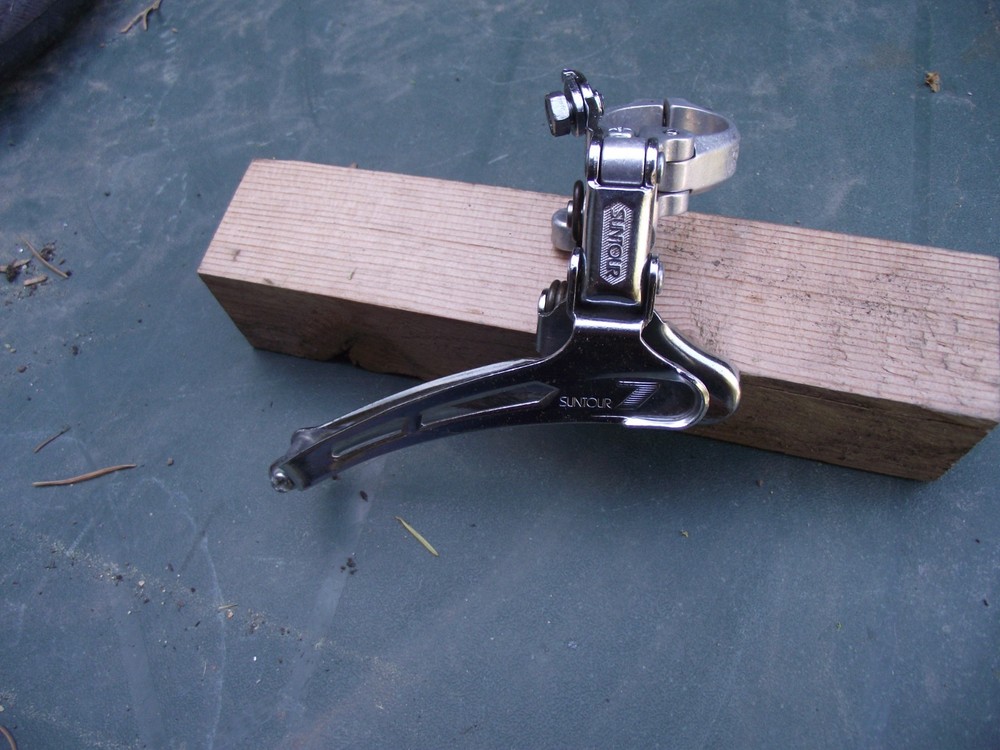 Vintage 1983 Suntour 7 seven Front Derailleur 28.6 4532 bottom pull bicycle