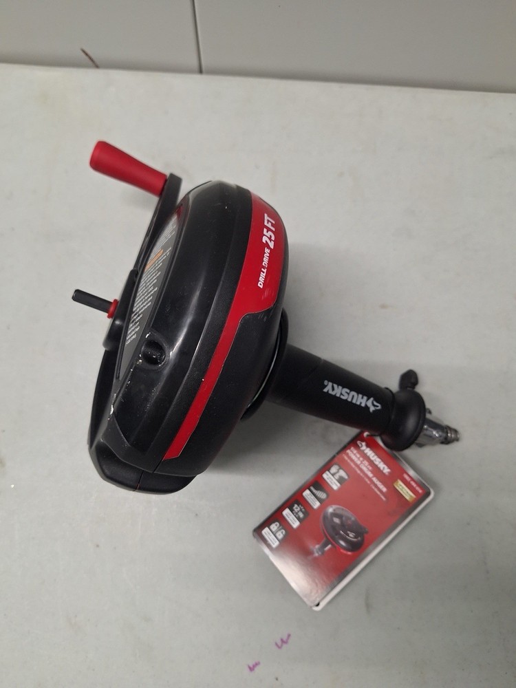 Husky 25 Ft Drill Drive Drain Auger