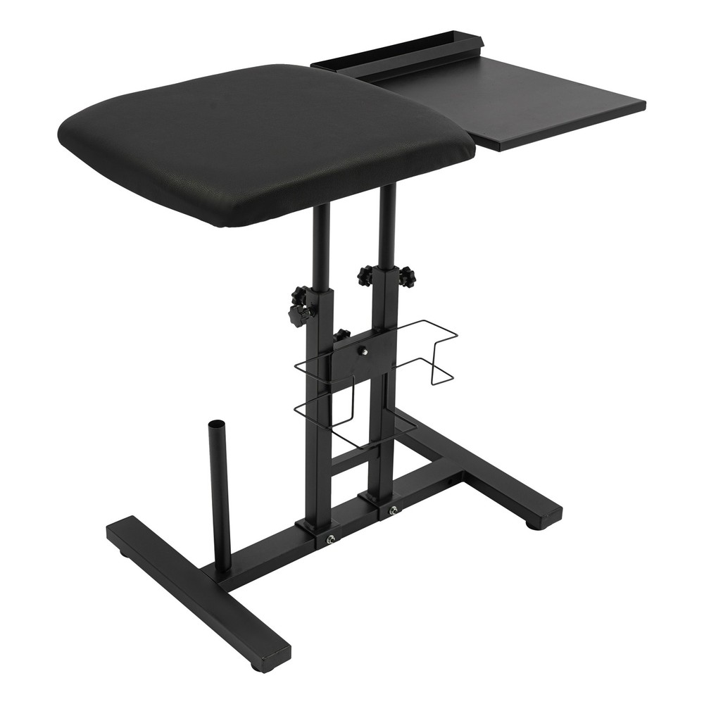 Detachable Folding Tattoo Workbench Display Stand Black Oversized Arm Rest Stand