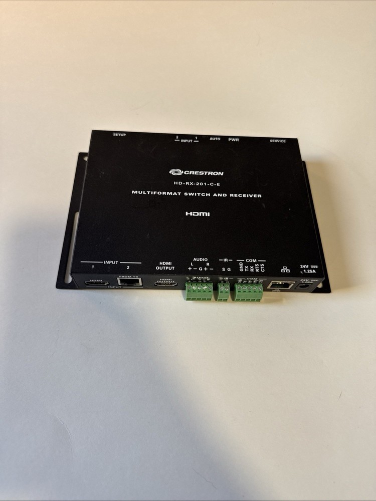 Crestron HD-RX-201 C-E Multiformat Switch and Reciever No AC Adapter