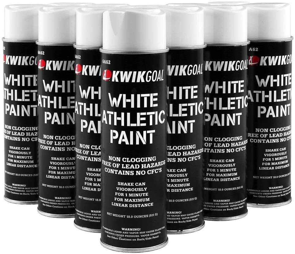 Kwik Goal White Athletic Field Paint (12 cans), New