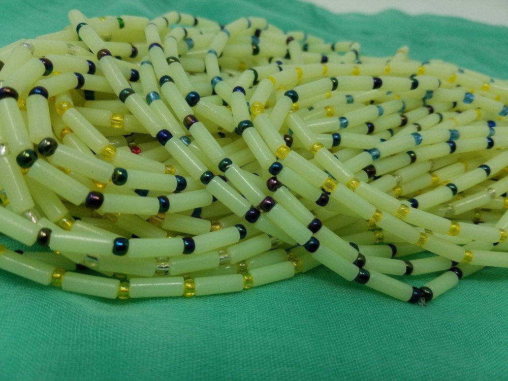 Neon waist beads