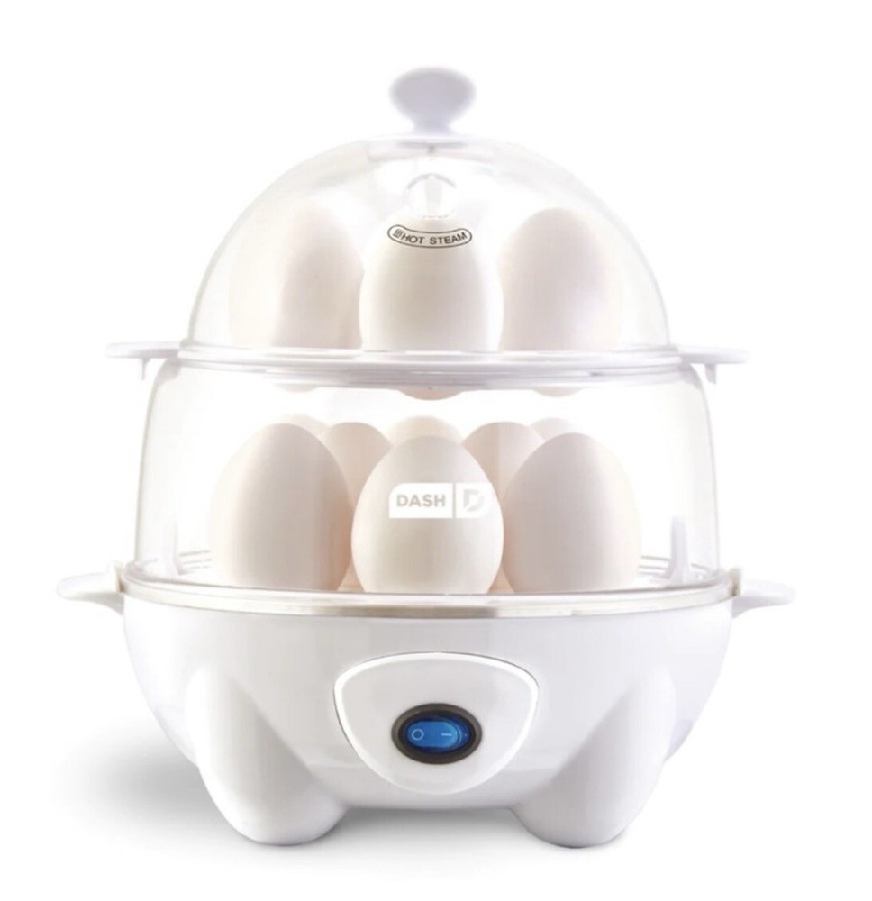 Dash White Deluxe Egg Cooker