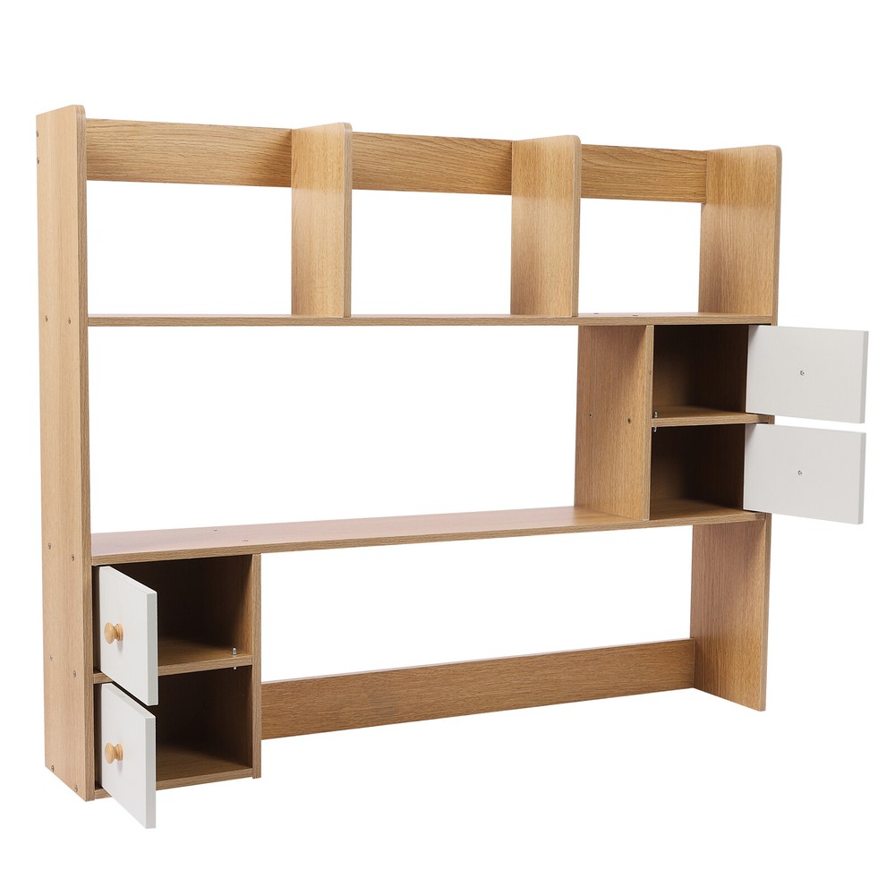 Storage Rack Desktop Storage Rack Desk Bookshelf Organizer Self Home/Office