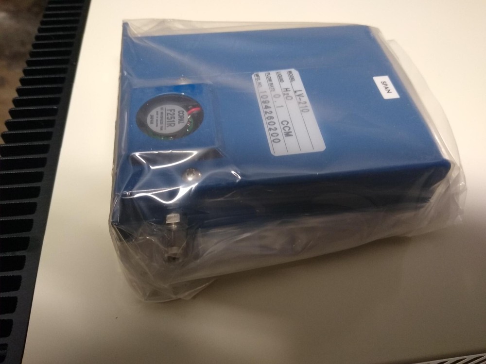 STEC LV-210 Liquid Mass Flow Meter FLOW RATE 0.1 CCM