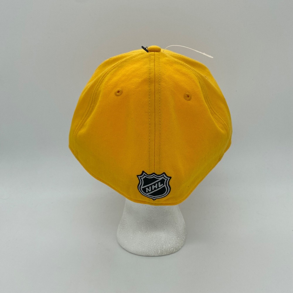 Fanatics Nashville Predators NHL Snapback Hat Cap Solid Yellow Logo Adjustable