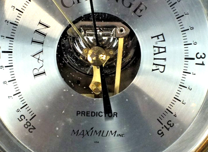 Maximum Weather Instruments Predictor Barometer in Good Used Condition