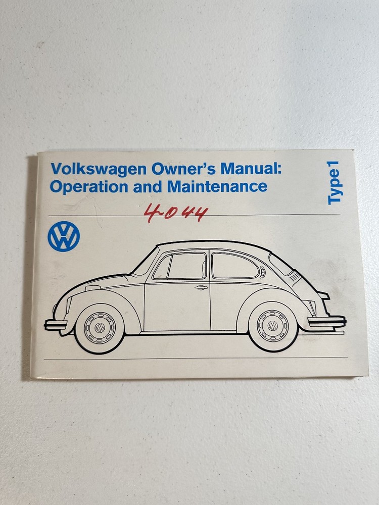 1974 Volkswagen Owner's Manual Set