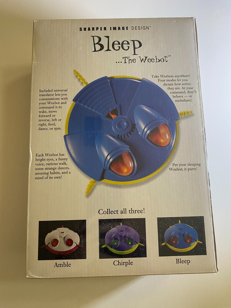 Bleep... The Weebot - Remote Controlled Pet by Sharper Image Design